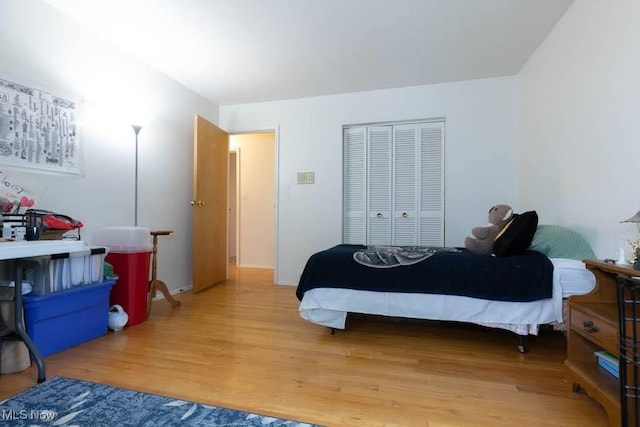 5940 Hansom Dr, Solon, OH 44139 - bedroom with light wood-style floors and a closet