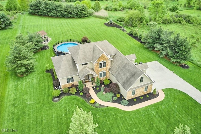 7355 Hunters Glen Ln, Seville, OH 44273 - view of subject property featuring a pool
