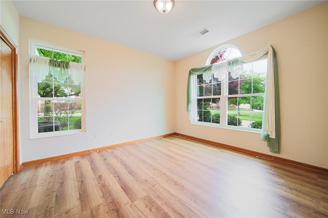 217 Greenbriar Ln, Dalton, OH 44618 - unfurnished room featuring wood finished floors, plenty of natural light, and baseboards