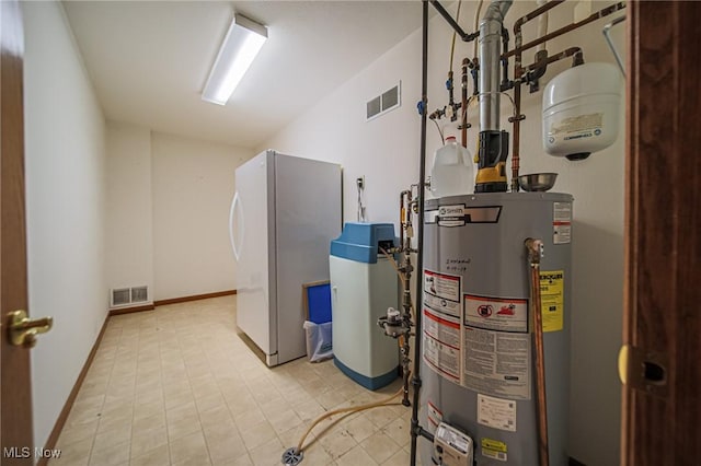 217 Greenbriar Ln, Dalton, OH 44618 - utility room with water heater