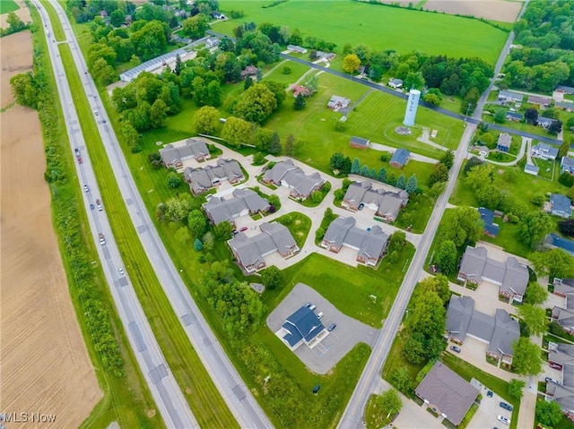 217 Greenbriar Ln, Dalton, OH 44618 - aerial view of residential area featuring a major roadway