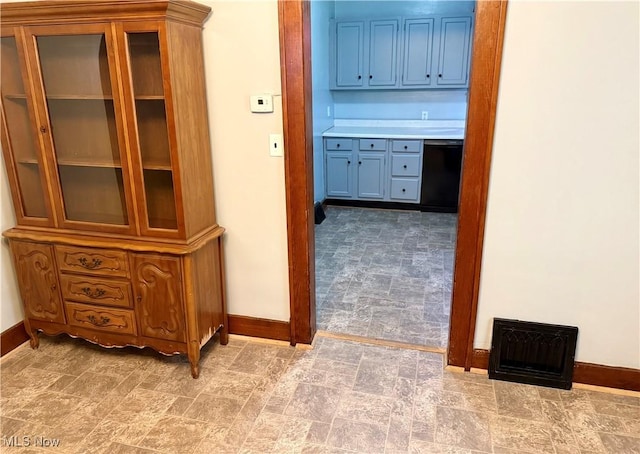 237 Beech Rd, Weirton, WV 26062 - hallway featuring baseboards and stone finish floors