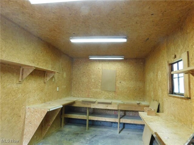 192 Walnut St, Geneva, OH 44041 - misc room featuring unfinished concrete flooring