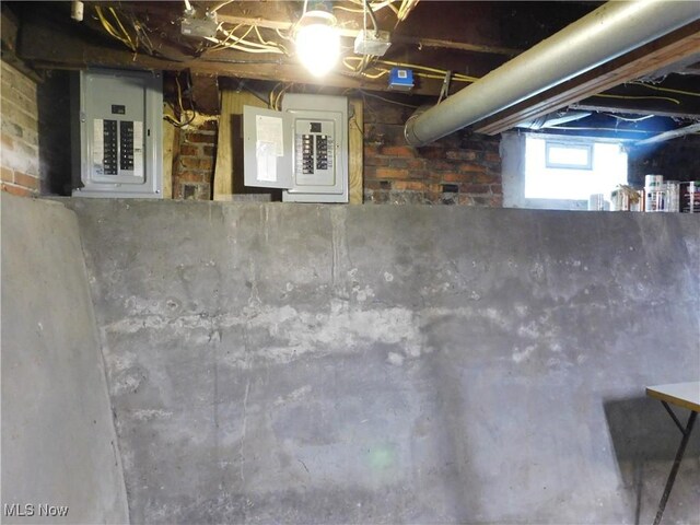 192 Walnut St, Geneva, OH 44041 - basement featuring electric panel