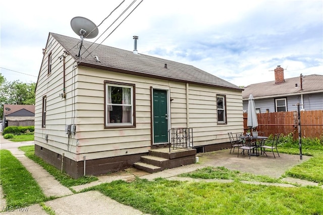 13102 Liberty Ave, Cleveland, OH 44135 - rear view of property with a patio area and crawl space