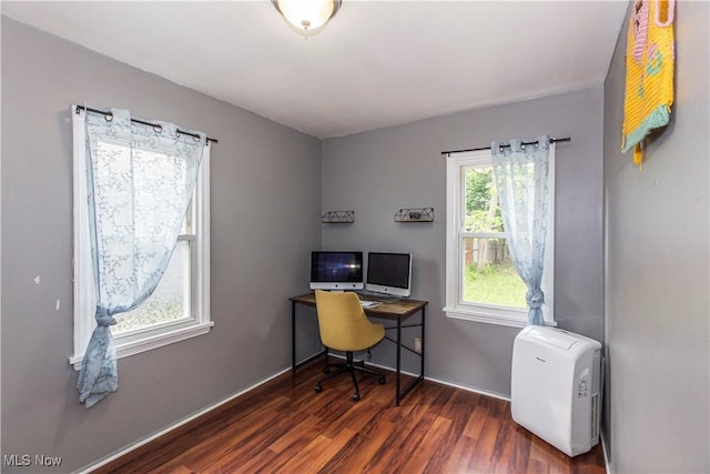 13102 Liberty Ave, Cleveland, OH 44135 - home office featuring wood finished floors
