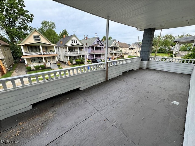 483 E 128th St, Cleveland, OH 44108 - view of patio / terrace with a residential view