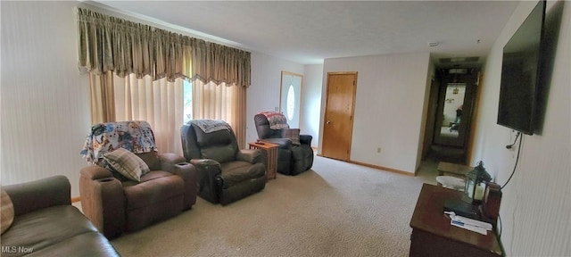 2126 Mctaggart St, Belpre, OH 45714 - carpeted living area with baseboards