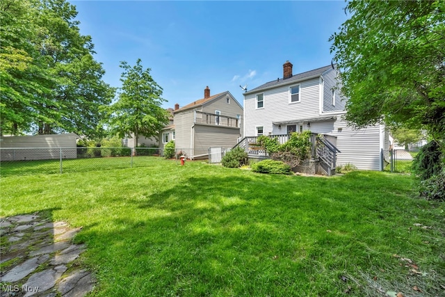 21650 Wilmore Ave, Euclid, OH 44123 - view of yard featuring a deck