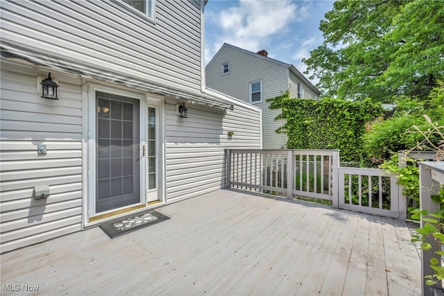 21650 Wilmore Ave, Euclid, OH 44123 - view of wooden deck