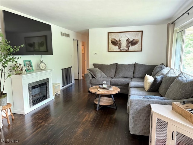 250 Crystal Ln, Weirton, WV 26062 - living room featuring hardwood / wood-style flooring and a high end fireplace