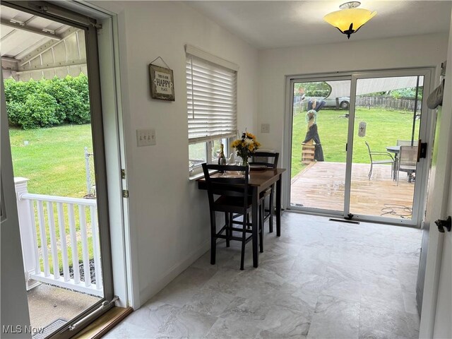 250 Crystal Ln, Weirton, WV 26062 - dining space with baseboards