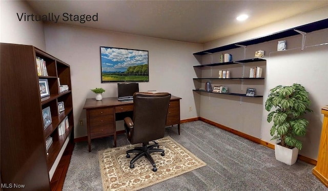 107 Bailey Dr, Marietta, OH 45750 - carpeted office featuring baseboards