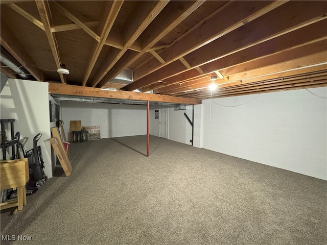 2761 Timberline Dr, Cortland, OH 44410 - finished below grade area featuring carpet
