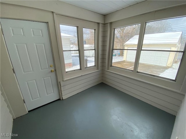 4485 Baintree Rd, University Heights, OH 44118 - view of unfurnished sunroom
