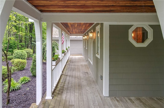 5360 Som Center Rd, Solon, OH 44139 - view of wooden porch
