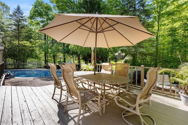 5360 Som Center Rd, Solon, OH 44139 - deck with view of scattered trees and outdoor dining area