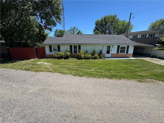 4940 State Route 26, Marietta, OH 45750 - ranch-style house with driveway and an attached carport