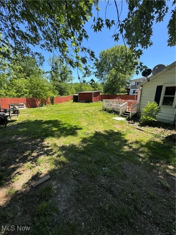 4940 State Route 26, Marietta, OH 45750 - view of yard with a deck