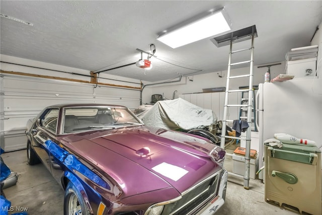 6811 Meadow Ln, Cleveland, OH 44130 - garage featuring a garage door opener