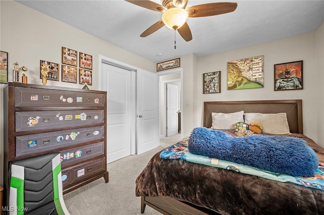 6270 Springwood Rd, Parma Heights, OH 44130 - carpeted bedroom with ceiling fan