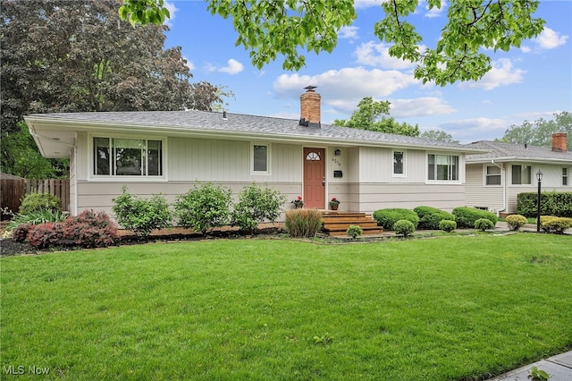 6270 Springwood Rd, Parma Heights, OH 44130 - ranch-style house with a chimney and roof with shingles