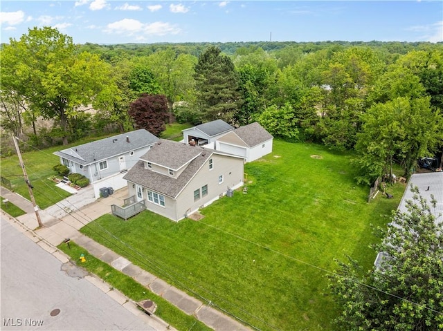 703 Annapolis Ave, Akron, OH 44310 - view of subject property with a heavily wooded area