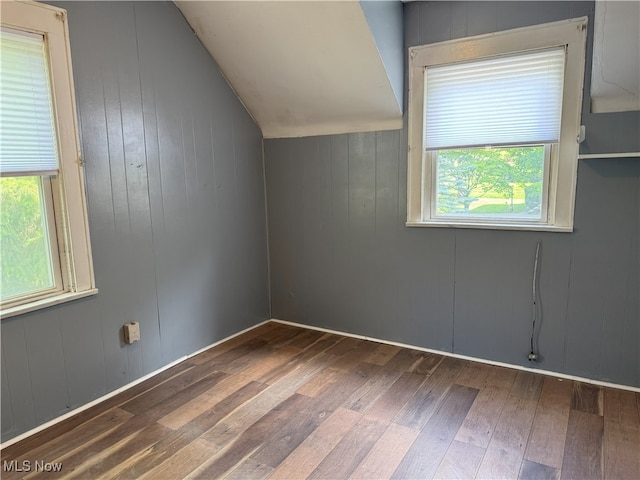 324 The Brooklands, Akron, OH 44305 - additional living space featuring wood-type flooring and lofted ceiling