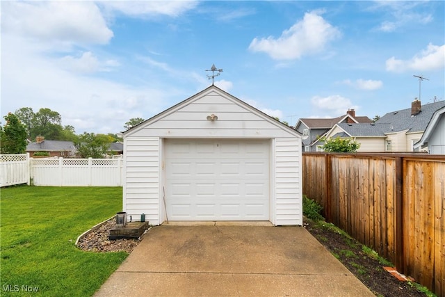 174 Woolf Ave, Akron, OH 44312 - detached garage with concrete driveway