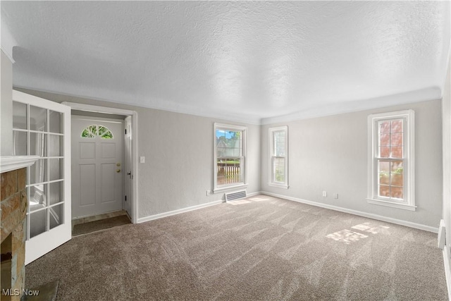 16209 Westdale Ave, Cleveland, OH 44135 - carpeted empty room with a textured ceiling and baseboards