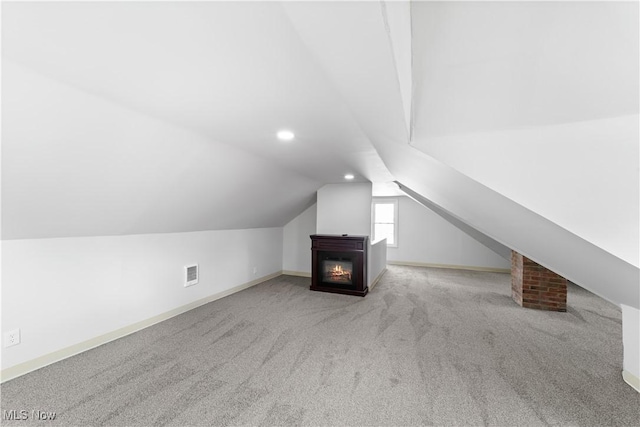 16209 Westdale Ave, Cleveland, OH 44135 - bonus room featuring lofted ceiling, carpet flooring, baseboards, and recessed lighting