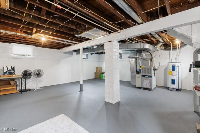 360 Woodside Ave NE, North Canton, OH 44720 - unfinished below grade area with water heater and heating unit