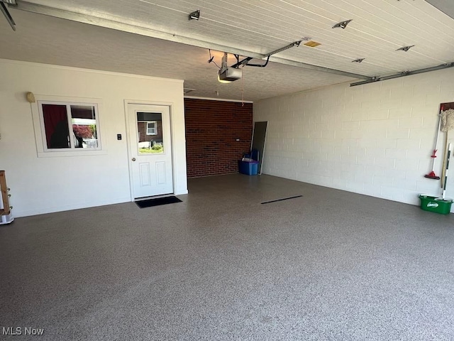 139 E Walnut St, Barnesville, OH 43713 - garage with a garage door opener