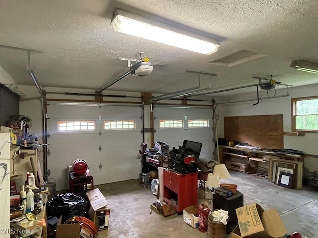 9439 Williams Rd, Diamond, OH 44412 - garage featuring a garage door opener