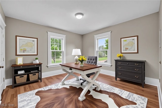 6567 S Pricetown Rd, Berlin Center, OH 44401 - office space featuring light wood-style flooring and baseboards