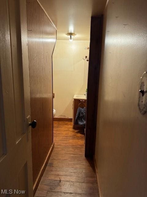801 High St, Wellsburg, WV 26070 - hall featuring hardwood / wood-style flooring