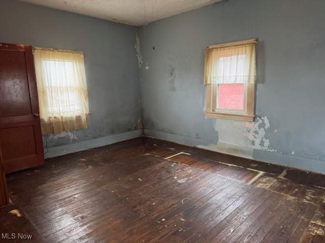 801 High St, Wellsburg, WV 26070 - spare room featuring hardwood / wood-style floors and baseboards