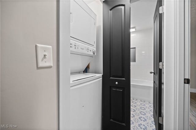 12364 Avalon Dr, Grafton, OH 44044 - laundry area with estacked washer and dryer