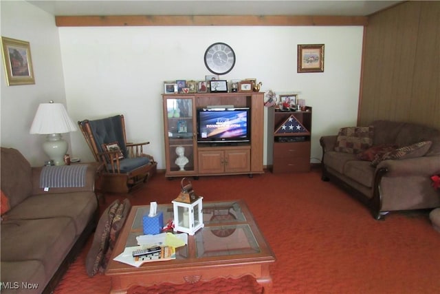 2313 W 13th St, Ashtabula, OH 44004 - living area featuring carpet flooring