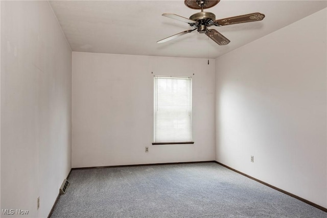 6533 Engle Rd, Brook Park, OH 44142 - spare room featuring carpet, ceiling fan, and baseboards