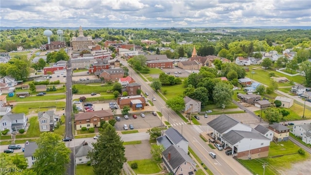 207 W Main St, Saint Clairsville, OH 43950 - aerial perspective of suburban area