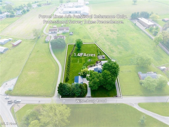 9012 Winesburg Rd, Dundee, OH 44624 - aerial view of sparsely populated area