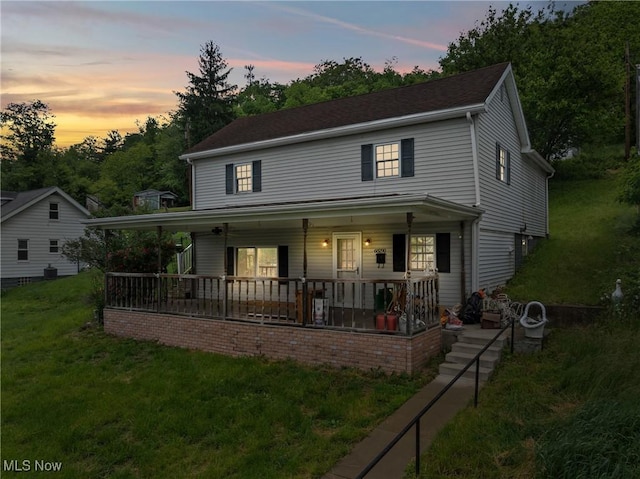 68290 Orchard Ave, Bridgeport, OH 43912 - farmhouse inspired home featuring covered porch and a yard
