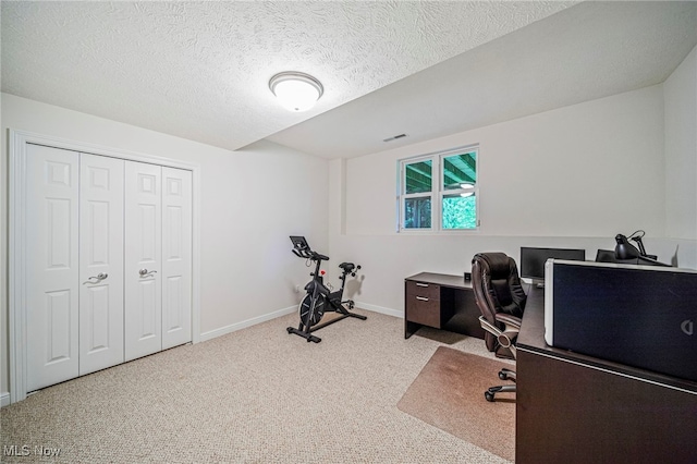 7776 Keystone Dr, Concord, OH 44077 - office space with carpet flooring, baseboards, and a textured ceiling