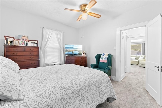 226 N 19th St, Sebring, OH 44672 - bedroom featuring carpet floors, baseboards, and a ceiling fan