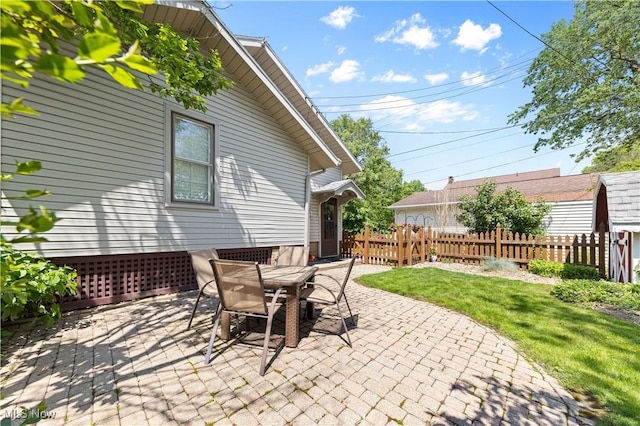 226 N 19th St, Sebring, OH 44672 - view of patio / terrace featuring outdoor dining space