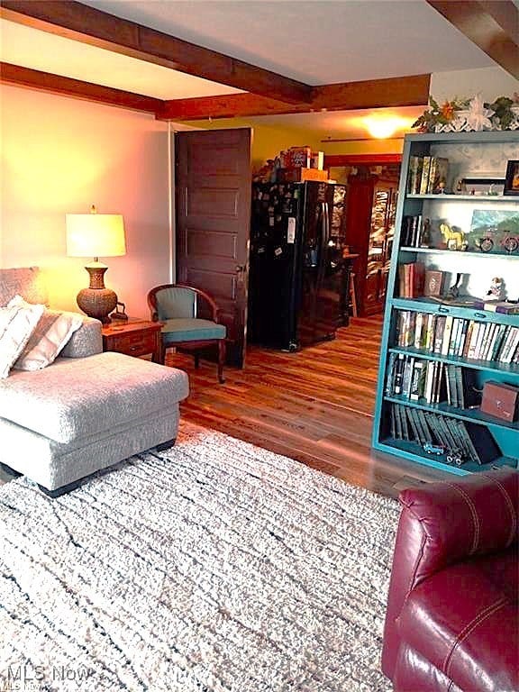 71276 Old Twenty One St, Kimbolton, OH 43725 - living room with wood finished floors