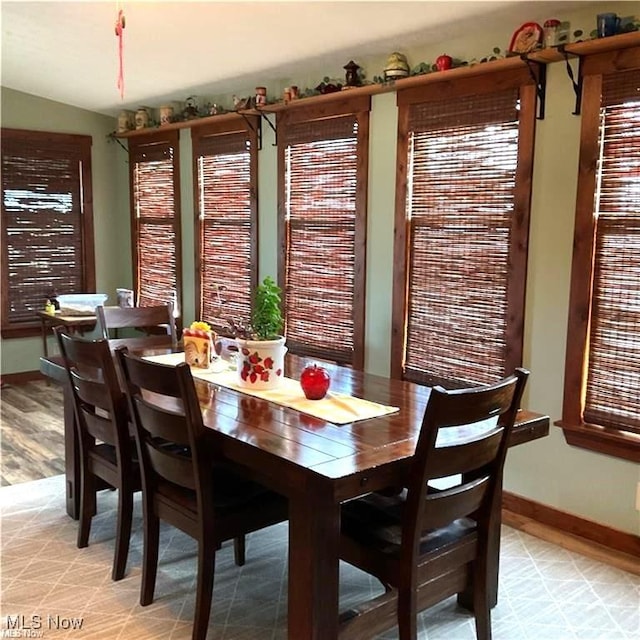 71276 Old Twenty One St, Kimbolton, OH 43725 - dining area with baseboards and light wood-style flooring