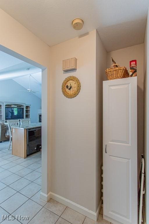 8121 Hitchcock Rd Unit 1, Youngstown, OH 44512 - hall with light tile patterned floors and baseboards