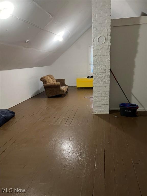 6701 Gertrude Ave, Cleveland, OH 44105 - additional living space featuring vaulted ceiling